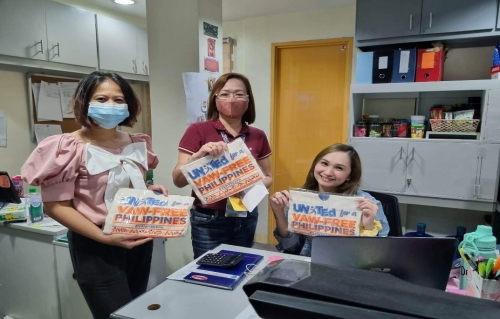 One hundred (100) pieces advocacy tote bags were given to employees and consumers.